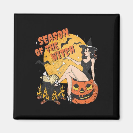 De heks Halloween Samhain 1 Magneet (Voorkant)
