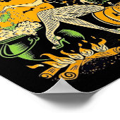 De heks Halloween Samhain Poster (Hoek)