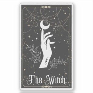 De Heks Hand Tarot Sticker