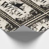 De heks is binnen!  Cadeau inpakpapier (Hoek)