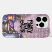De heks is hilarisch betoverd Case-Mate iPhone case (Achterkant (horizontaal))