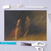 De heks Jean-Francois Portaels Kunst Tissuepapier (Craft)