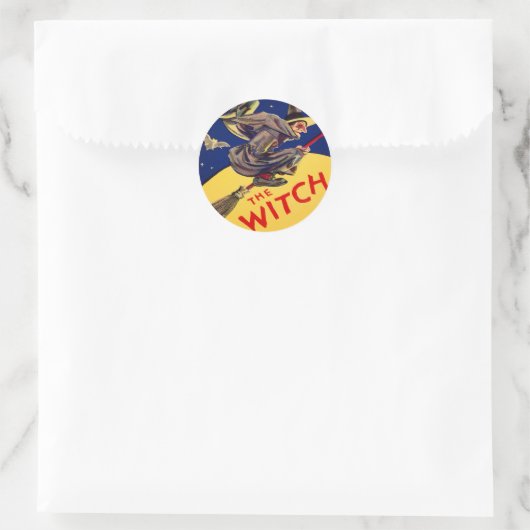 De heks Sticker (Tas)