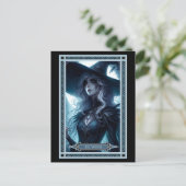 De heks Tarot Kaart (Staand voorkant)