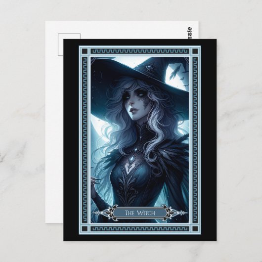 De heks Tarot Kaart (Voorkant / Achterkant)