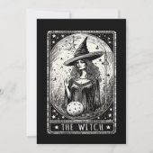 De heks Tarot Kaart  Halloween Heks (Voorkant)