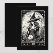 De heks Tarot Kaart Halloween Heks (Voorkant / Achterkant)