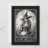 De heks Tarot Kaart  Halloween Heks (Voorkant)