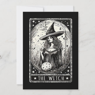 De heks Tarot Kaart  Halloween Heks