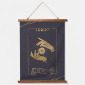 De heks Tarot Kaart Hangend Wandkleed (Voorkant)