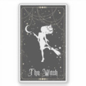 De heks Tarot Sticker (Voorkant)