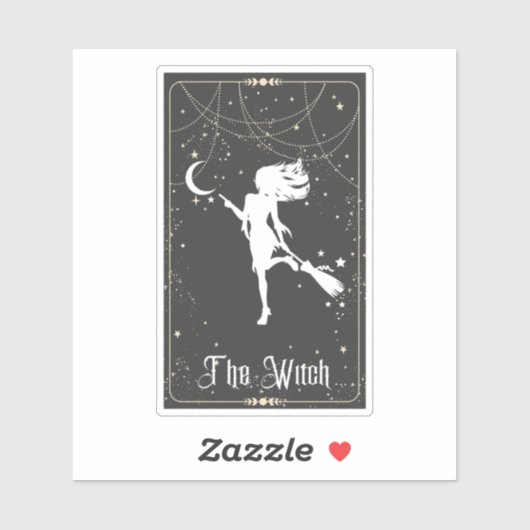 De heks Tarot Sticker (Vel)