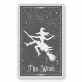 De heks Tarot Sticker (Voorkant)
