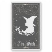 De heks Tarot Sticker (Voorkant)