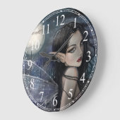 De heks-uurs Gothic Fairy Wall klok (Hoek)