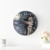 De heks-uurs Gothic Fairy Wall klok (Huis)