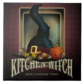 De Heks van de keuken Tegeltje (Voorkant)