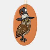 De Heks van de Uil van Burrowing van Birdorable Keramisch Ornament (Rechts)