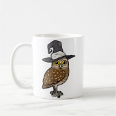 De Heks van de Uil van Burrowing van Birdorable Koffiemok (Links)