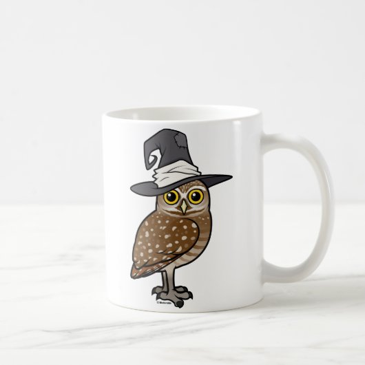 De Heks van de Uil van Burrowing van Birdorable Koffiemok (Rechts)