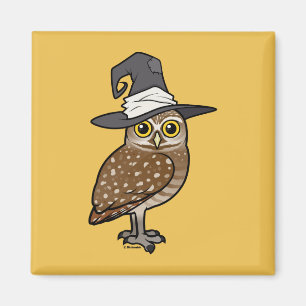De Heks van de Uil van Burrowing van Birdorable Magneet
