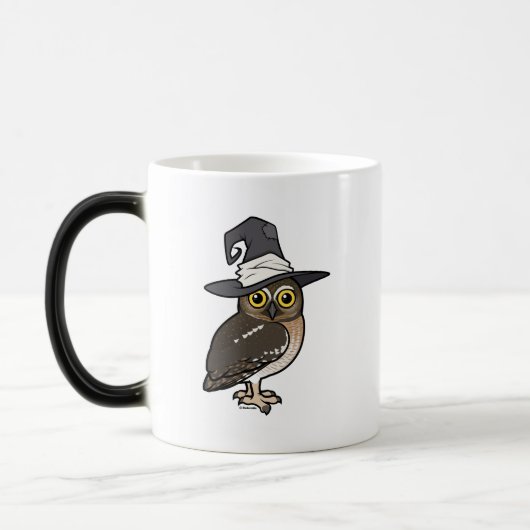 De Heks van de Uil van het Elf van Birdorable Magische Mok (Links)