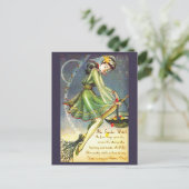 De Heks van Pasen van Falln Feestdagenkaart (Staand voorkant)