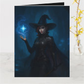 De heks van VEKAR’NOCT Kaart (Gele Bloem)