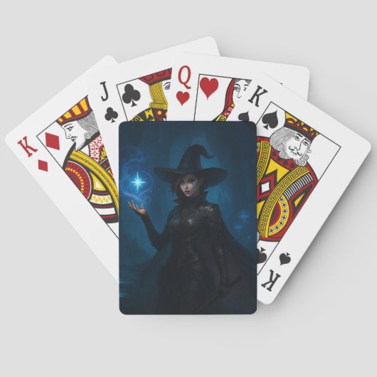 De heks van VEKAR’NOCT Pokerkaarten (Achterkant)