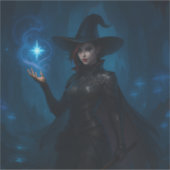 De heks van VEKAR’NOCT Sticker (Voorkant)