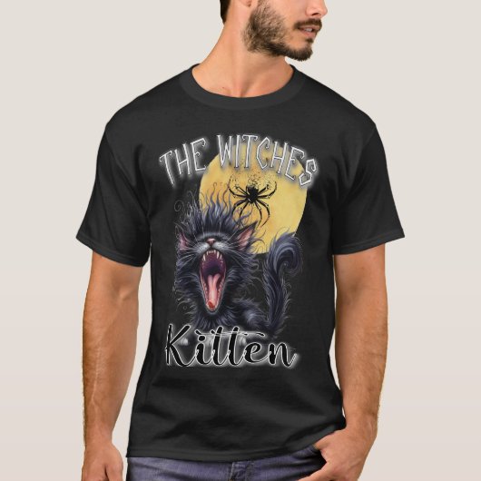 De heksen kitten: Fangs of Fortune T-shirt (Voorkant)