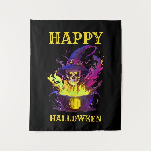 De heksen schedel wandkleed (Voorkant)