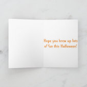 De Heksen van Halloween van het golden retriever Kaart (Binnen)