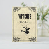 De heksenbrood met halloween RSVP (Staand voorkant)