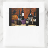 De heksenflessen rechthoekige sticker (Tas)