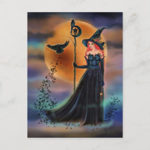 De heksenheks van Renee Lavoie Briefkaart