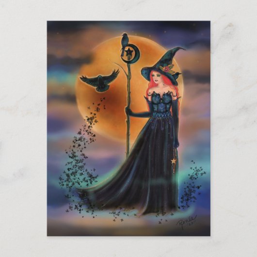De heksenheks van Renee Lavoie Briefkaart (Voorkant)
