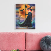 De heksenheks van Renee Lavoie Canvas Afdruk (Insitu (Woonkamer))