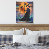 De heksenheks van Renee Lavoie Canvas Afdruk (Insitu (Slaapkamer))