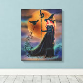 De heksenheks van Renee Lavoie Canvas Afdruk (Insitu (Houten vloer))
