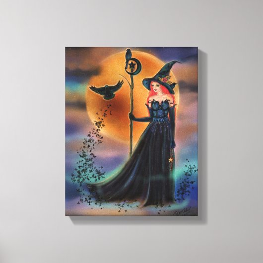 De heksenheks van Renee Lavoie Canvas Afdruk (Voorkant)