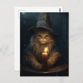 De heksenkat briefkaart (Voorkant / Achterkant)