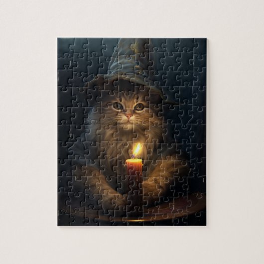 De Heksenkat Legpuzzel (Verticaal)