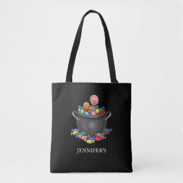 De heksenketel voor Halloween Tote Bag