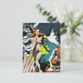 De heksenkraam -  komiek briefkaart (Staand voorkant)