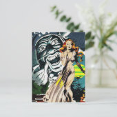 De heksenkraam -  komiek briefkaart (Staand voorkant)