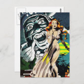 De heksenkraam -  komiek briefkaart (Voorkant / Achterkant)