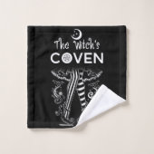 De Heksenkring Heksenbenen Halloween Bad Handdoek (Wasdoekje)