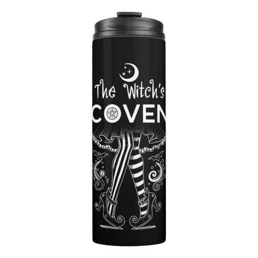 De Heksenkring Heksenbenen Halloween Thermosbeker (Voorkant)
