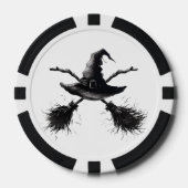 De Heksenkruis-Noir Poker Chips (Voorkant)